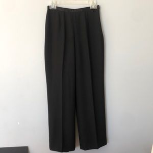 Wide Leg Trousers in Black Size 4P